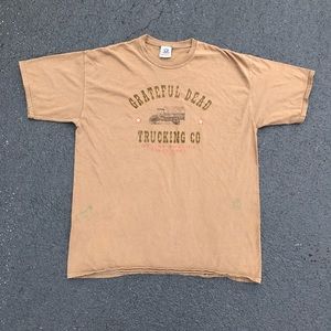 Vintage Grateful Dead Brown Liquid Blue Tee XL